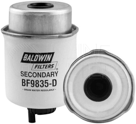 Baldwin BF9835-D. Baldwin - Fuel Manager Filter Series - BF9835-D.