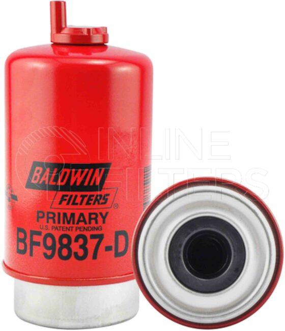 Baldwin BF9837-D. Baldwin - Fuel Manager Filter Series - BF9837-D.