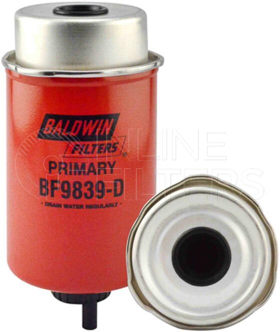 Baldwin BF9839-D. Baldwin - Fuel Manager Filter Series - BF9839-D.