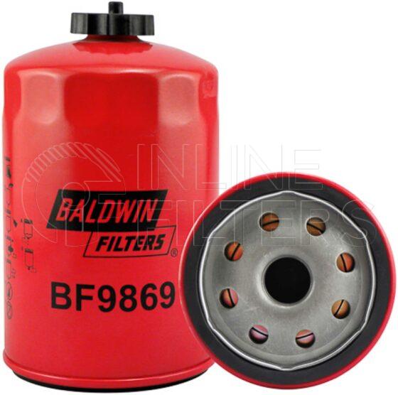 Baldwin BF9869. Baldwin - Spin-on Fuel Filters - BF9869.