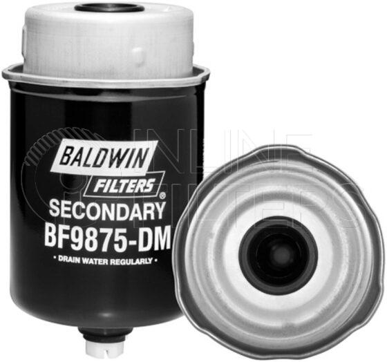 Baldwin BF9875-DM. Baldwin - Fuel Manager Filter Series - BF9875-DM.