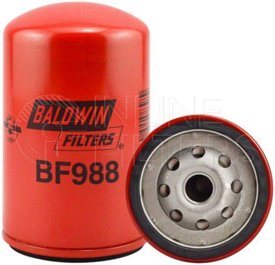 Baldwin BF988. Baldwin - Spin-on Fuel Filters - BF988.