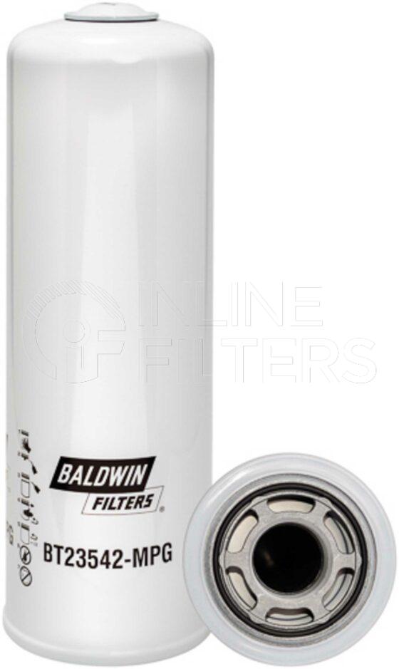 Baldwin BT23542-MPG. Baldwin - Medium Pressure Hydraulic Spin-on Filters - BT23542-MPG.