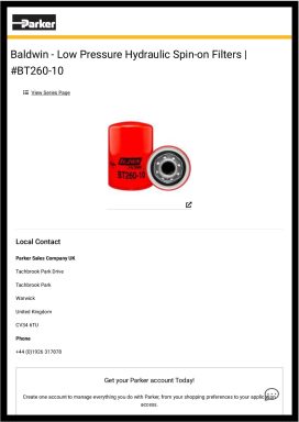 Datasheet for FBW-BT260-10