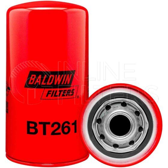 Baldwin BT261. Details: Baldwin - Spin-on Lube Filters - BT261.