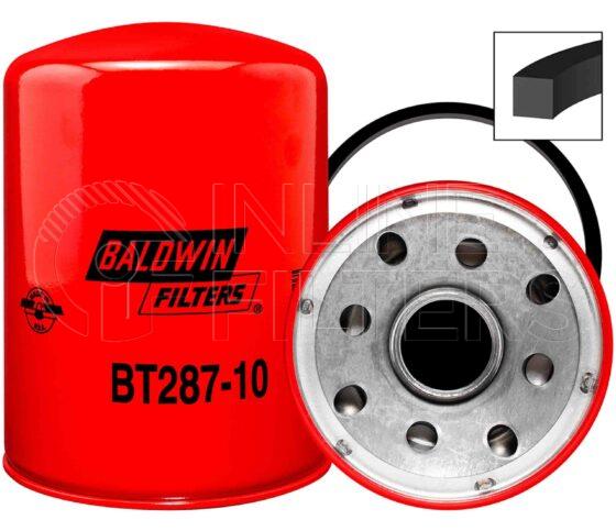 Baldwin BT287-10. Details: Baldwin - Low Pressure Hydraulic Spin-on Filters - BT287-10.