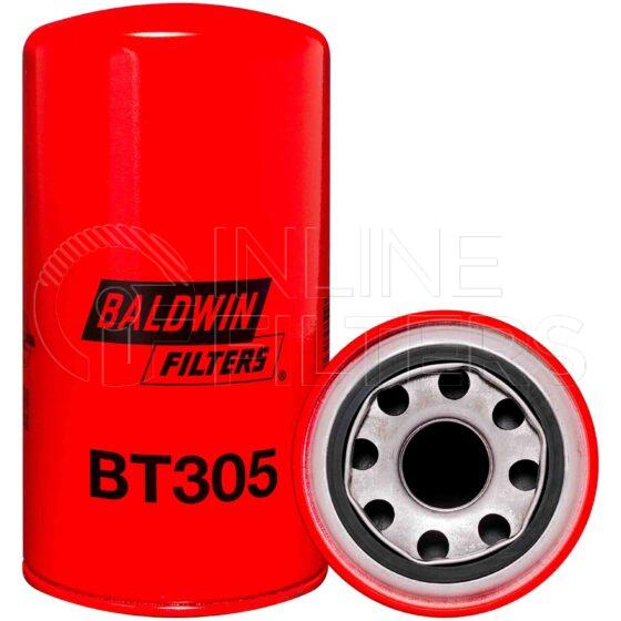 Baldwin BT305. Details: Baldwin - Low Pressure Hydraulic Spin-on Filters - BT305.