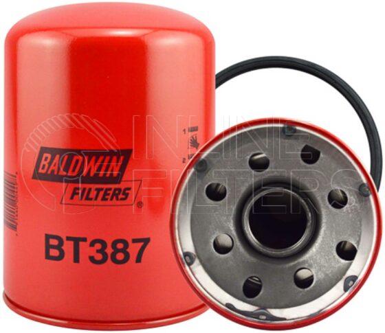 Baldwin BT387. Baldwin - Low Pressure Hydraulic Spin-on Filters - BT387.