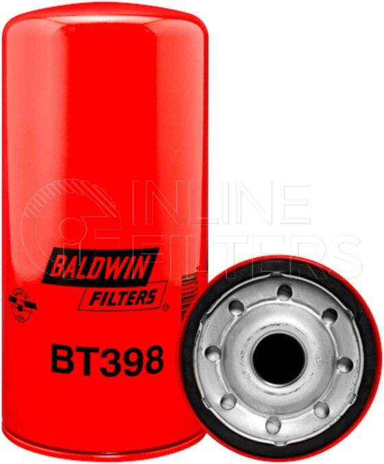 Baldwin BT398. Baldwin - Low Pressure Hydraulic Spin-on Filters - BT398.