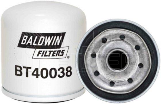 Baldwin BT40038. Baldwin - Spin-on Lube Filters - BT40038.