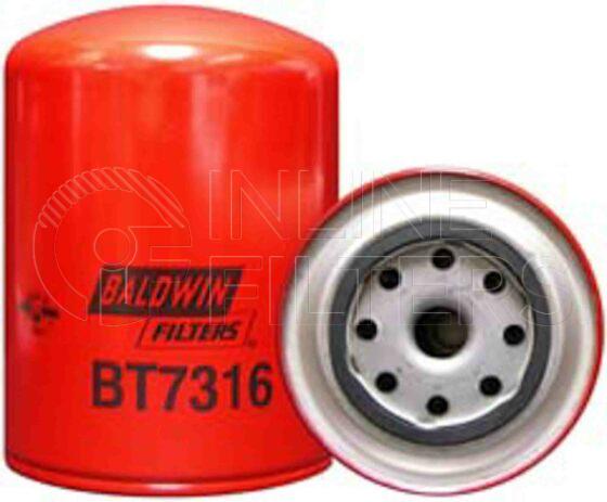 Baldwin BT7316. Baldwin - Spin-on Lube Filters - BT7316.