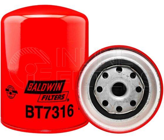 Baldwin BT7316. Details: Baldwin - Spin-on Lube Filters - BT7316.