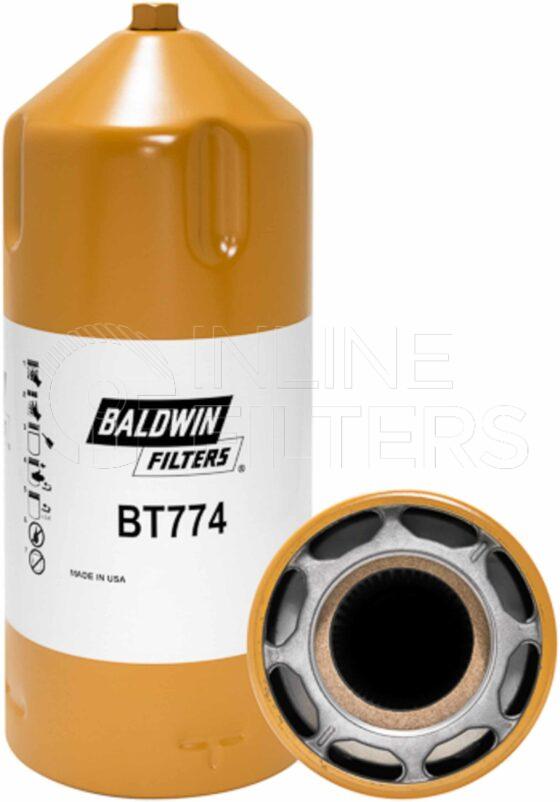 Baldwin BT774. Baldwin - Medium Pressure Hydraulic Spin-on Filters - BT774.