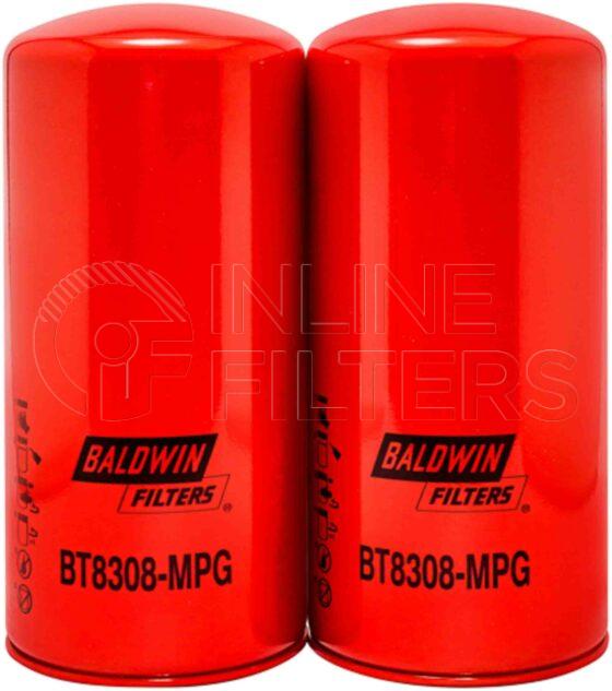 Baldwin BT8308-MPG KIT. Baldwin - Low Pressure Hydraulic Spin-on Filters - BT8308-MPG KIT.
