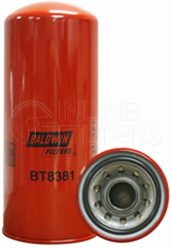 Baldwin BT8381. Baldwin - Medium Pressure Hydraulic Spin-on Filters - BT8381.