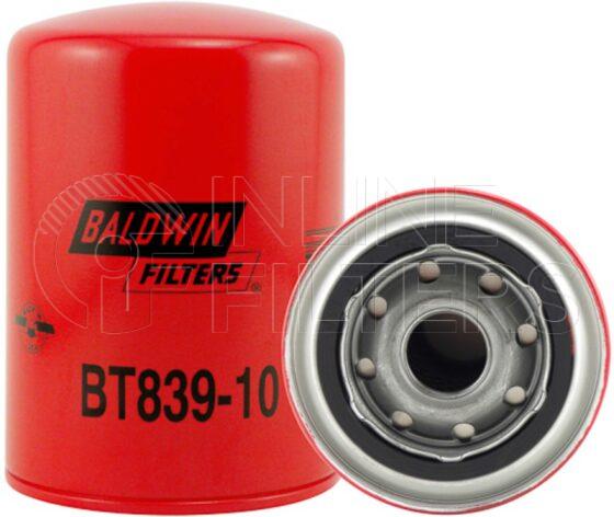 Baldwin BT839-10. Baldwin - Low Pressure Hydraulic Spin-on Filters - BT839-10.