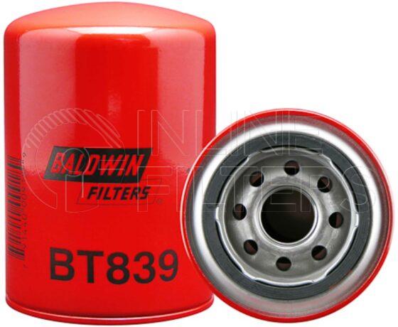 Baldwin BT839. Baldwin - Low Pressure Hydraulic Spin-on Filters - BT839.