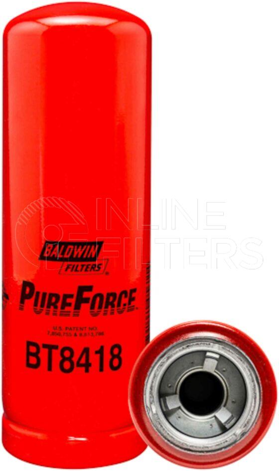 Baldwin BT8418. Baldwin - High Pressure Hydraulic Spin-on Filters - BT8418.