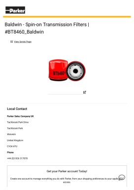 Datasheet for FBW-BT8460