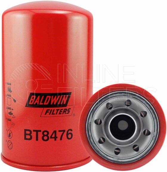 Baldwin BT8476. Baldwin - Low Pressure Hydraulic Spin-on Filters - BT8476.