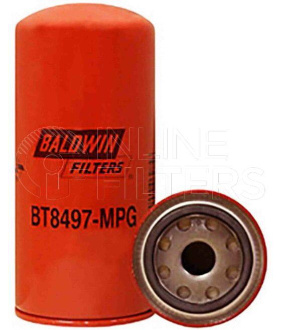 Baldwin BT8497-MPG. Baldwin - Medium Pressure Hydraulic Spin-on Filters - BT8497-MPG.
