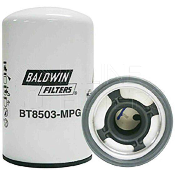 Baldwin BT8503-MPG. Baldwin - Medium Pressure Hydraulic Spin-on Filters - BT8503-MPG.