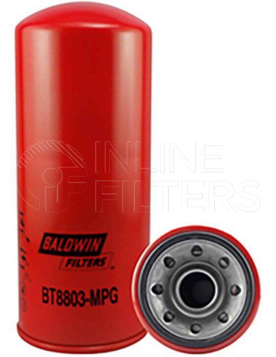 Baldwin BT8803-MPG. Baldwin - Medium Pressure Hydraulic Spin-on Filters - BT8803-MPG.