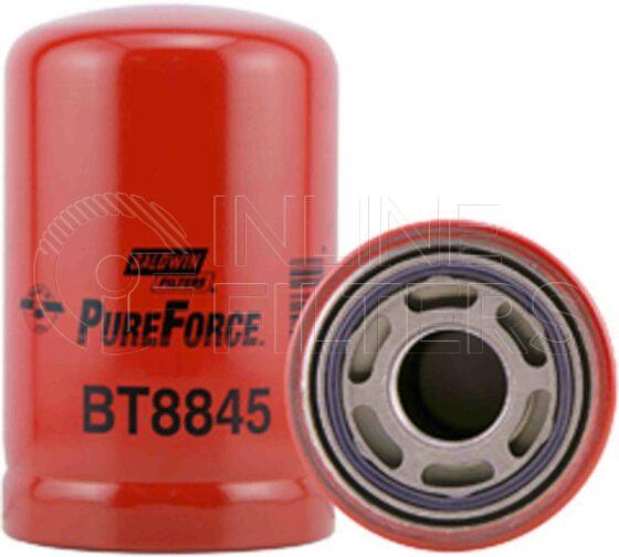 Baldwin BT8845. Baldwin - Medium Pressure Hydraulic Spin-on Filters - BT8845.