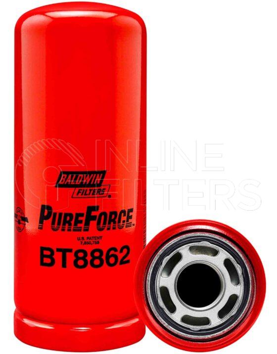 Baldwin BT8862. Details: Baldwin - Medium Pressure Hydraulic Spin-on Filters - BT8862.