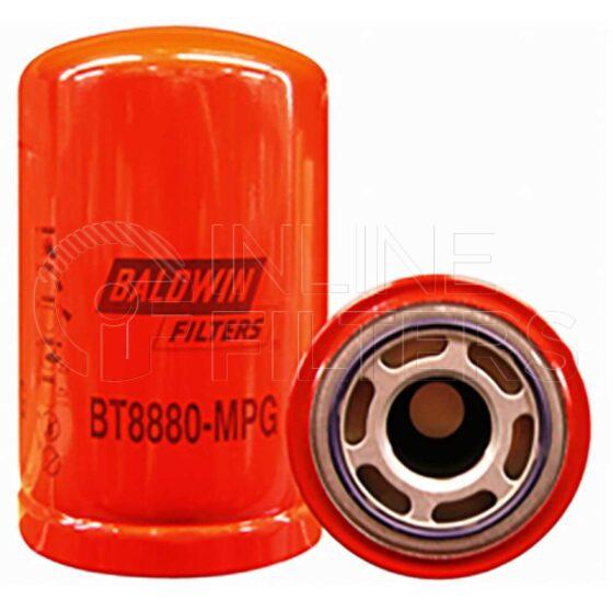 Baldwin BT8880-MPG. Baldwin - Medium Pressure Hydraulic Spin-on Filters - BT8880-MPG.