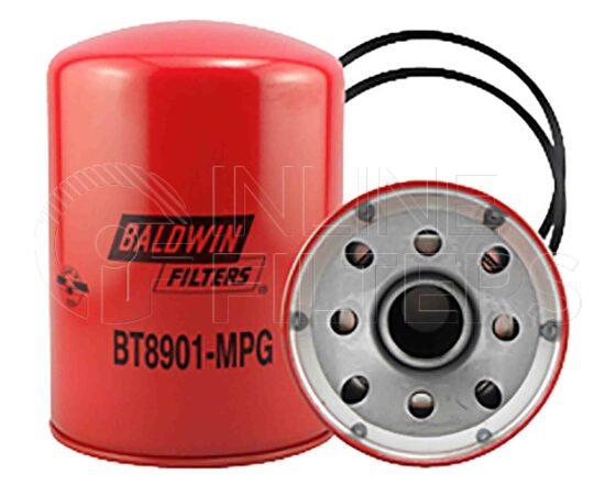 Baldwin BT8901-MPG. Baldwin - Low Pressure Hydraulic Spin-on Filters - BT8901-MPG.