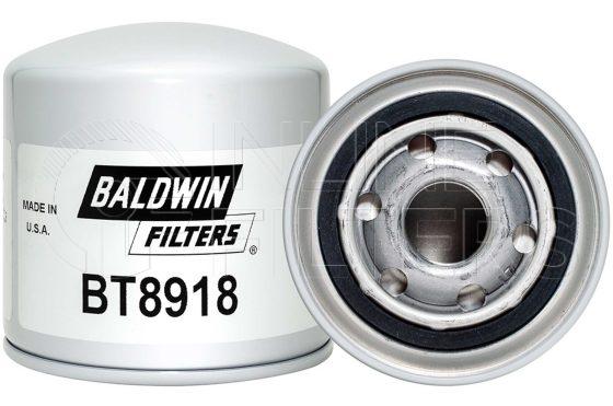 Baldwin BT8918. Baldwin - Low Pressure Hydraulic Spin-on Filters - BT8918.