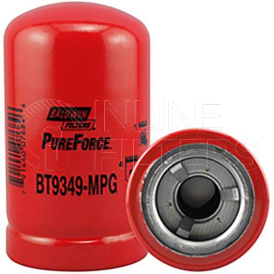 Baldwin BT9349-MPG. Baldwin - Medium Pressure Hydraulic Spin-on Filters - BT9349-MPG.