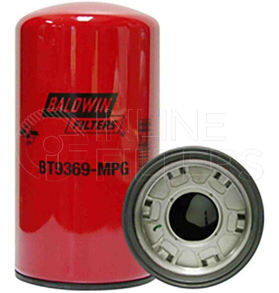 Baldwin BT9369-MPG. Details: Baldwin - Medium Pressure Hydraulic Spin-on Filters - BT9369-MPG.