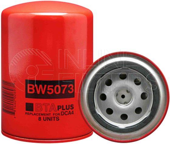 Baldwin BW5073. Baldwin - Spin-on Coolant Filters with BTA PLUS Formula - BW5073.