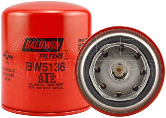 Baldwin BW5136. Baldwin – Spin-on Coolant Filters with BTE Formula – BW5136 The objective of diesel engine coolant filters, also known as water filters, is to remove contaminants from the engine cooling system and add chemicals to the coolant itself to replenish important protectants that may be lost over time. Length (mm) 111.1 Micron Rating 20 Nominal; […]