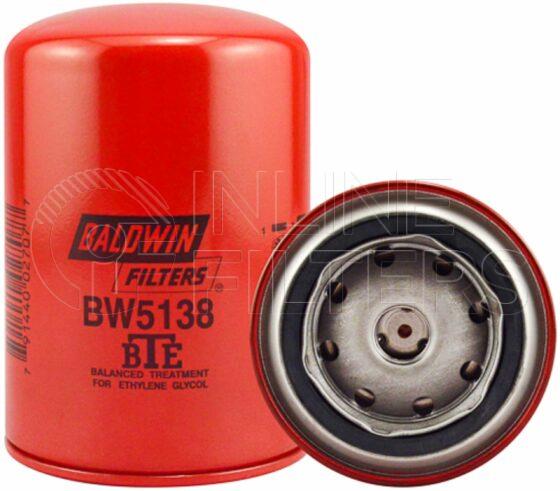 Baldwin BW5138. Baldwin - Spin-on Coolant Filters with BTE Formula - BW5138.