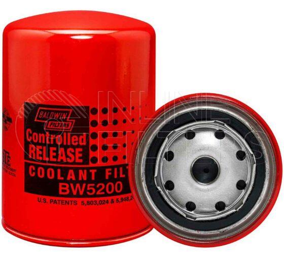 Baldwin BW5200. Baldwin – Spin-on Coolant Filters with BTE Formula – BW5200 The objective of diesel engine coolant filters, also known as water filters, is to remove contaminants from the engine cooling system and add chemicals to the coolant itself to replenish important protectants that may be lost over time. Fits Applications using a "Controlled Release" Coolant […]