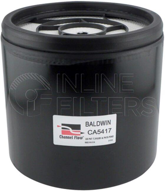 Baldwin CA5417. Baldwin - Channel Flow Air Filter Elements - CA5417.