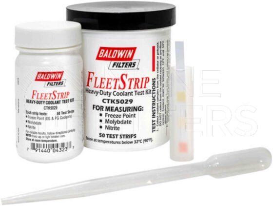Baldwin CTK5029. Water Filter Product – Accessory – Test Kit Baldwin – Coolant Test Kits – CTK5029 Supplemental coolant additives can be used instead of coolant filters to replenish the cooling system when depleted. Contains [1] Sample Vial; [1] Extraction Pipet; Instructions; Color Chart; Plastic Carrying Case; [50] Test Strips Notes Kit is designed to test SCAs […]