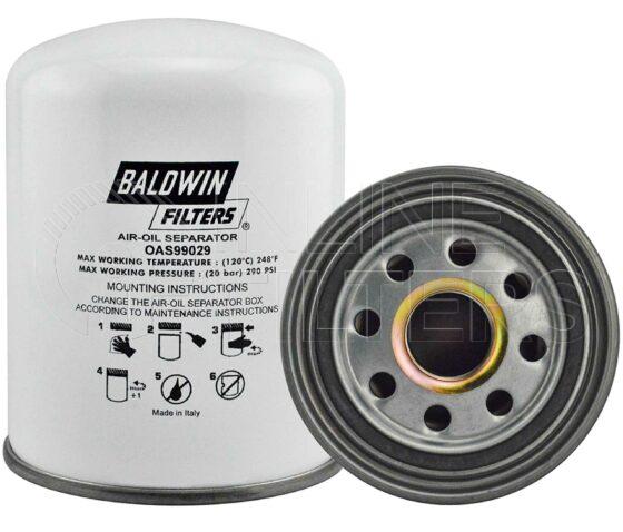 Baldwin OAS99029. Baldwin - Oil/Air Separator Elements - OAS99029.