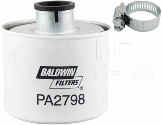 Baldwin PA2798. Baldwin - Air Breather Filters - PA2798.