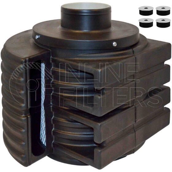 Baldwin PA5302. Details: Baldwin - Air Filters with Disposable Housings - PA5302.