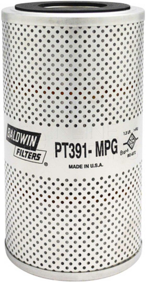 Baldwin PT391-MPG. Baldwin - Hydraulic Filter Elements - PT391-MPG.