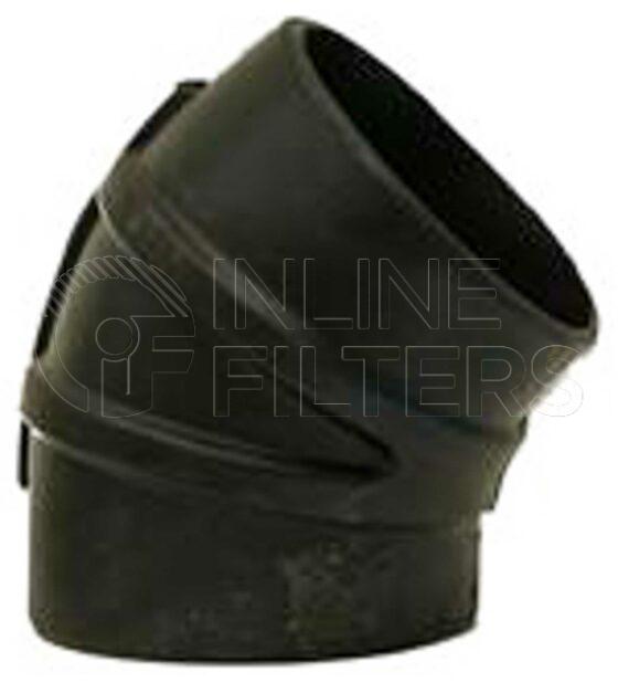 Fleetguard 3316585S. Air Filter. Fleetguard Part Type: ELBOW. Comments: 45 degree elbow for use with air cleaners.