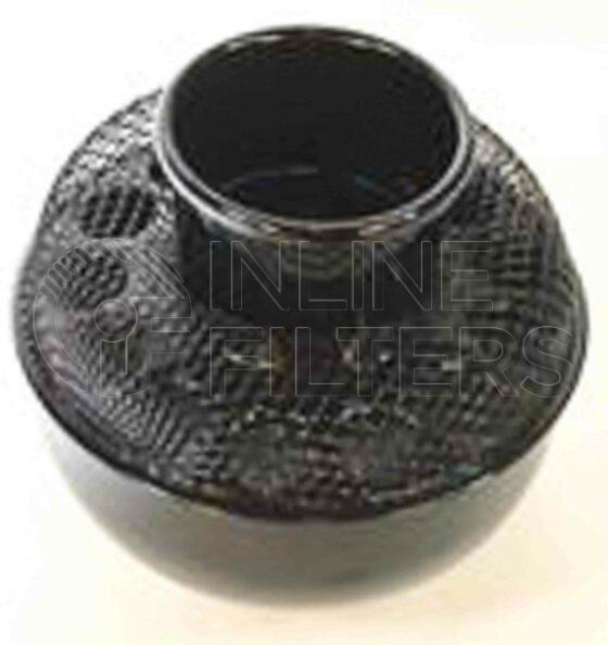 Fleetguard 3918203S. Air Filter Product – Brand Specific Fleetguard – Rain Cap Product Metal rain cap for air filter housing Plastic version FIN-FA10175 Air Filter. Service Part for AH19065. Main Cross Reference is Nelson Winslow Q35424. Fleetguard Part Type: STACKCAP. Comments: 3.7 Air Inlet Stack Cap. Round metal rain cap for air filter housings. Outlet ID-95mm
