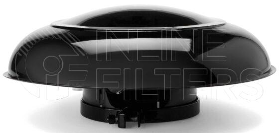 Fleetguard 3918209S. FILTER-Air(Brand Specific) Product – Brand Specific Fleetguard – Rain Cap Product Metal rain cap for air filter housing Plastic version FIN-FA11086 Main Cross Reference Nelson Winslow Q3542 Details Main Cross Reference is Nelson Winslow Q35428. Fleetguard Part Type STACKCAP. 7 Air Inlet Stack Cap. Round metal rain cap for air filter housings. Outlet ID-179mm