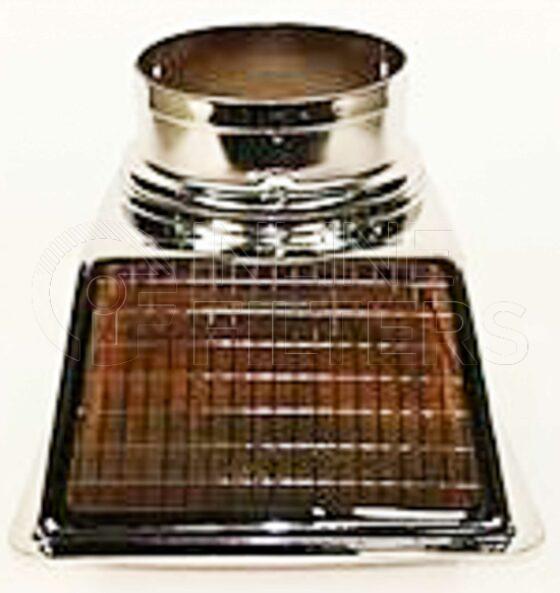 Fleetguard 3918216S. Air Filter Product – Brand Specific Fleetguard – Rain Cap Product Fleetguard filter product Air Filter. Main Cross Reference is Nelson Winslow 90550C. Fleetguard Part Type: STACKCAP. Comments: 7 Chrome Air Inlet Stack Cap