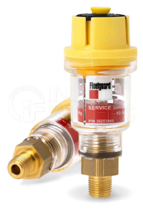 Fleetguard 3925199S. Fuel Filter Product – Brand Specific Fleetguard – Gauge Product Housing accessories Related Product FFG-3927776S or Related Product FFG-3927777S Fuel Filter. For Service Part use 3927776S. Fleetguard Part Type: FUELGAGE. Comments: Fuel Filter Restriction Gauge (Includes fitting for direct mount-1/8-27 NPT Thds). Related product FFG-3927776S and FFG-3927777S