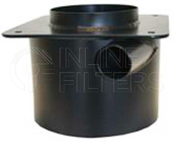 Fleetguard 3953526S. FILTER-Air(Brand Specific) Product – Brand Specific Fleetguard – Pre Cleaner Product Air filter product Service Part for AP85044. Main Cross Reference is Syklone STD60PTIBS2. Fleetguard Part Type: SERVPART. Comments: Chamber used in Optimax Dual Stage and Series 9000 Ejective Air Precleaners